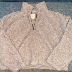 Cozy Thread and Supply Women's Half-Zip Sweater - Gray